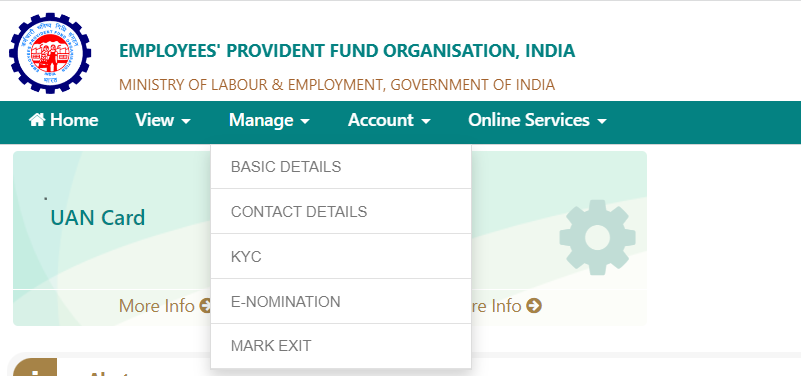 EPF Nominee Update