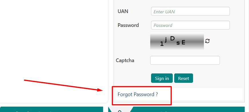 Change EPFO Password